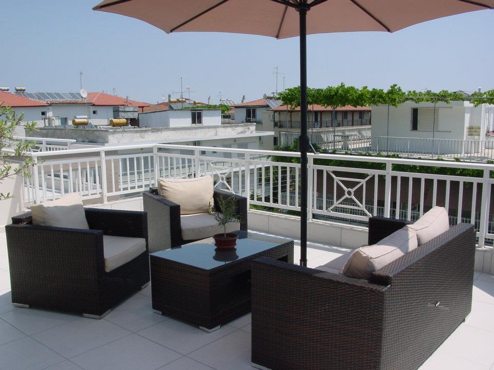 Harisis Apartments Olympiakí Aktí Szoba fotó